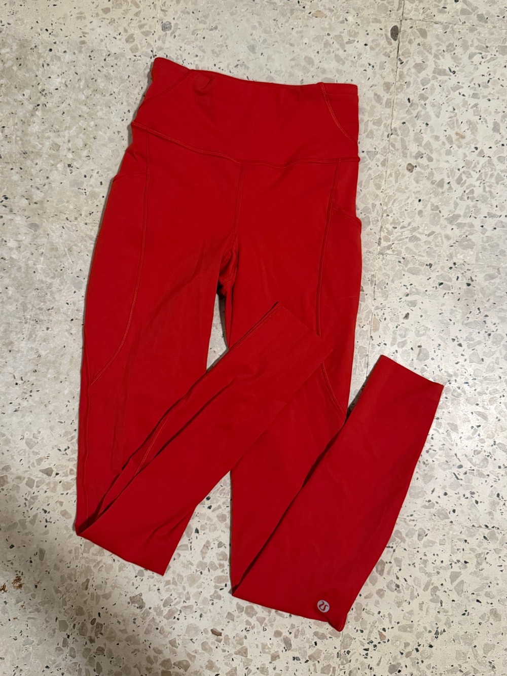 lululemon athletica Red High-Rise Leggings